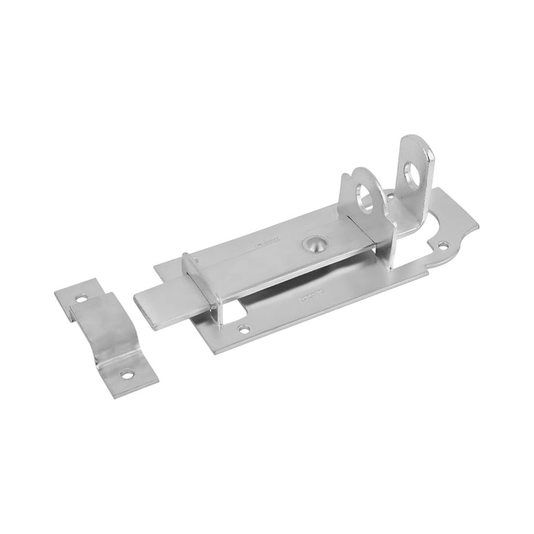 Ferrolho Chato Porta Cadeado Zincado 6 Polegadas Loth