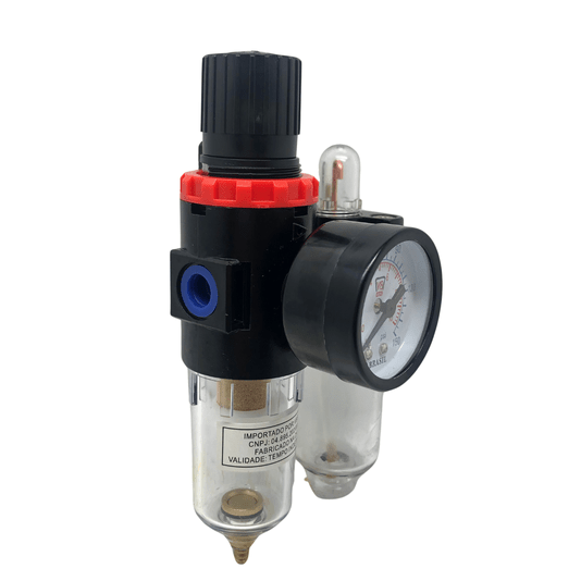 Filtro Regulador e Lubrificador Lubrifil de 1/2 V8 Brasil
