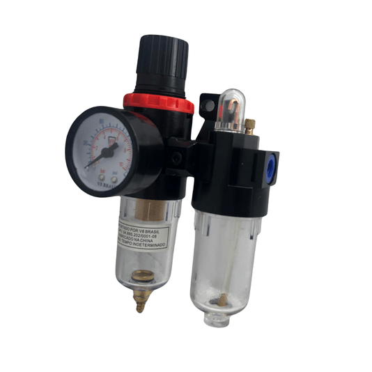 Filtro Regulador e Lubrificador Lubrifil de 1/4 V8 Brasil