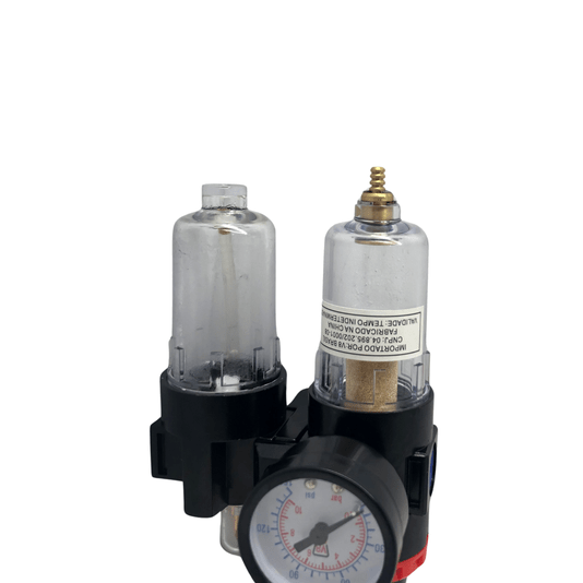 Filtro Regulador e Lubrificador Lubrifil de 1/4 V8 Brasil