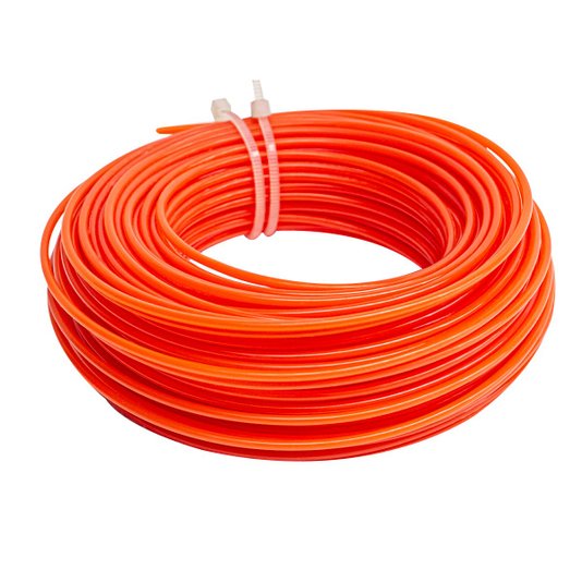 Fio de Nylon Redondo 2.4mm 50m Cortador de Grama Kala