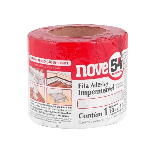 Fita Adesiva Impermeável 10cm X 10m Nove54