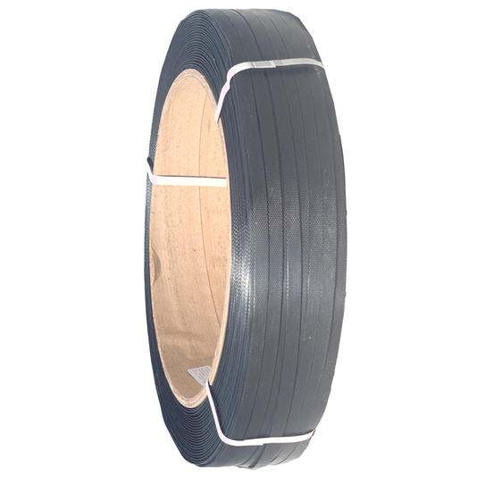 Fita Cinta de Arquear Plastica Preta 13mm 10 Kg 1620 Mts