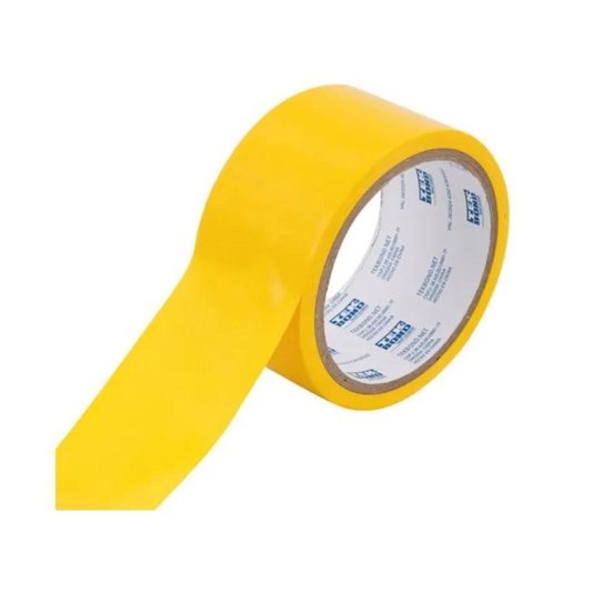 Fita de Demarcação Solo Piso Amarela 48mm 15 Metros Tekbond
