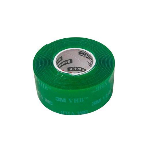 Fita Dupla Face 3m 24mm X 2mts Uso Interno 1kg Verde