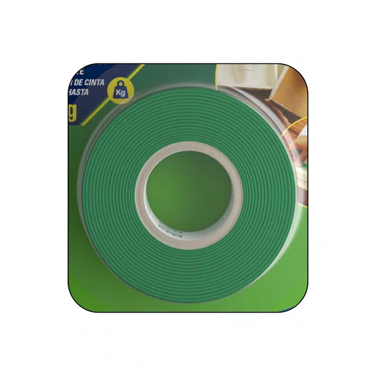 Fita Dupla Face para Uso Interno Fixa Tudo 19mm X 2m Tekbond