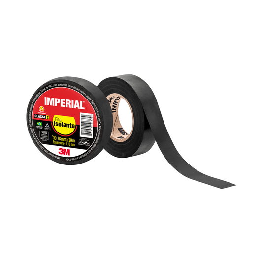 Fita Isolante 18mm X 20 Metros Imperial 3m