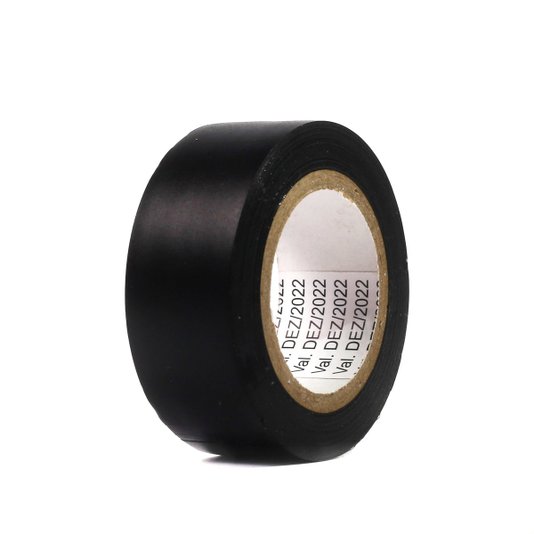 Fita Isolante Preta Antichamas 19mm X 10 Metros com 10 Rolos Ajax