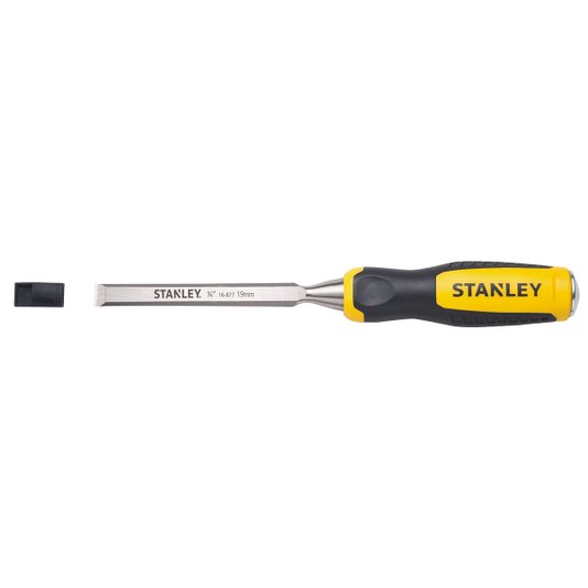Formão 19mm Metálico Chanfrado com Cabo Plástico Stanley
