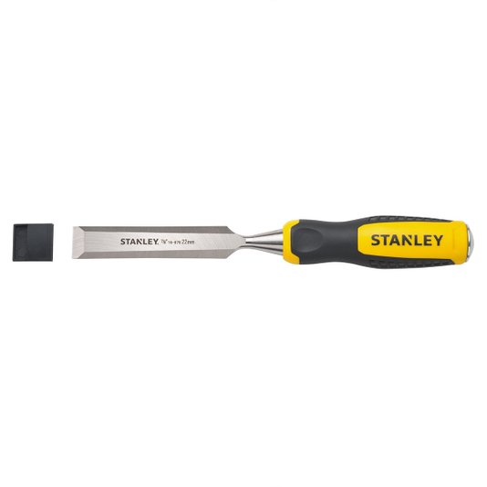 Formão 22mm Metálico Chanfrado com Cabo Plástico Stanley