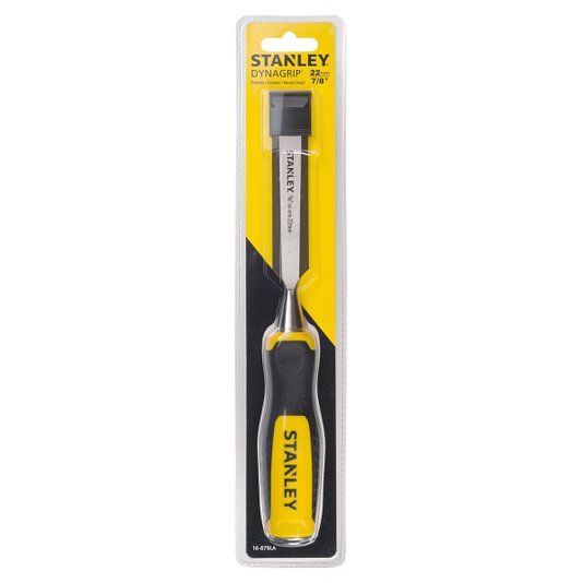 Formão 22mm Metálico Chanfrado com Cabo Plástico Stanley