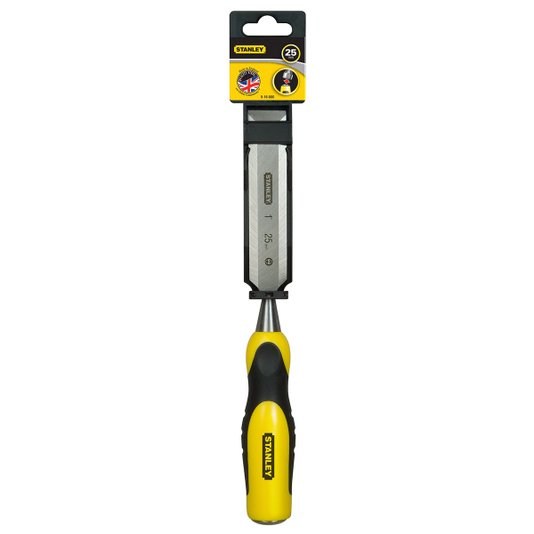 Formão 25mm Metálico Chanfrado com Cabo Plástico Stanley
