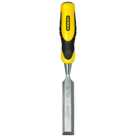 Formão 25mm Metálico Chanfrado com Cabo Plástico Stanley