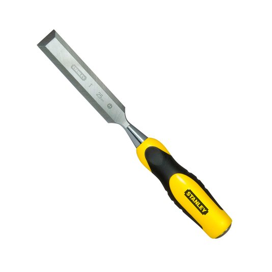 Formão 25mm Metálico Chanfrado com Cabo Plástico Stanley