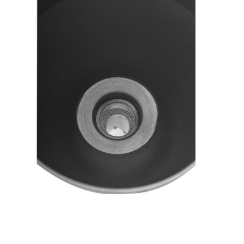 Funil Flexivel Plastico Preto Acrel