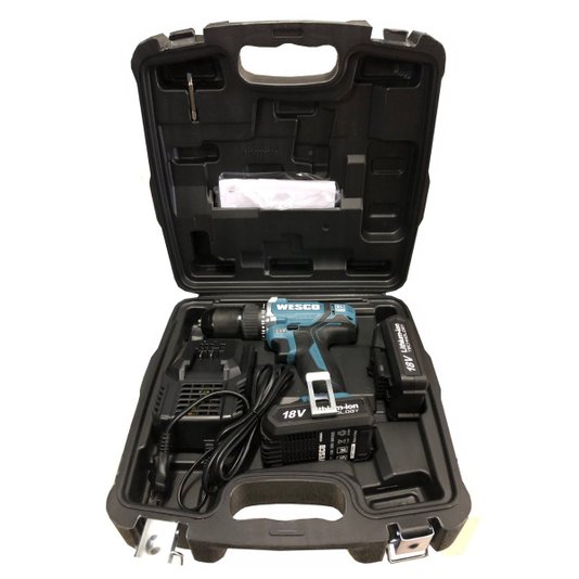 Furadeira de Impacto 18v Ws2921k2 2 Baterias Brushless Wesco
