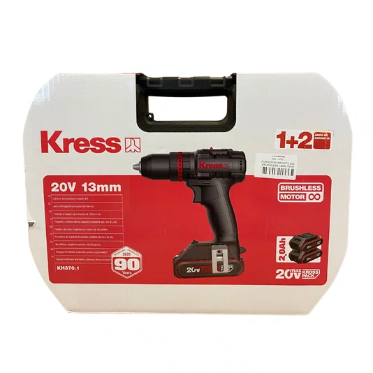 Furadeira de Impacto 20v 13mm Brushless Kh370.1 Kress