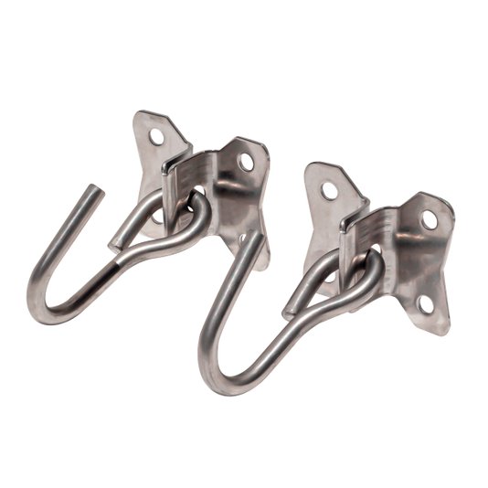 Gancho Para Rede Inox Parafusar 50x141mm 6 Unidade
