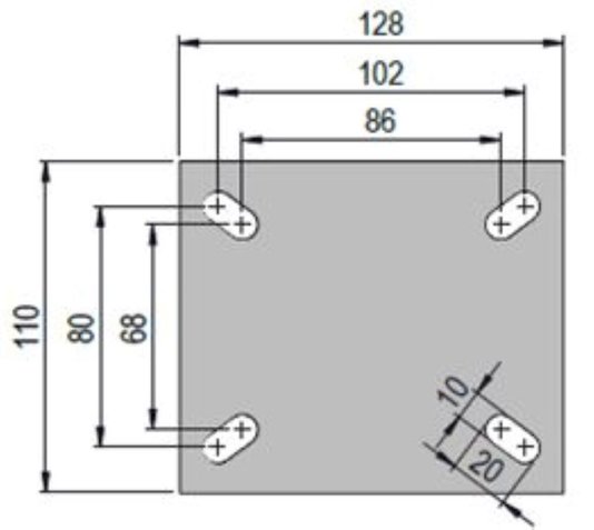 Garfo Suporte Giratorio Rodizio Freio 5 Pol Glpf514 Colson