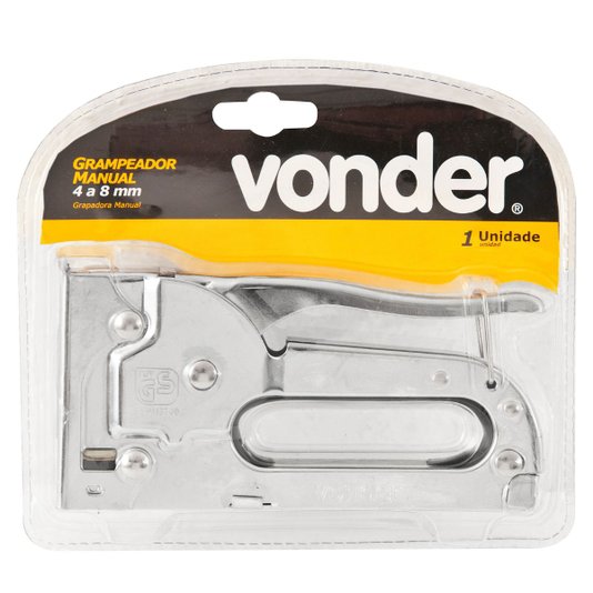 Grampeador Manual 4 a 8mm de Metal Vonder