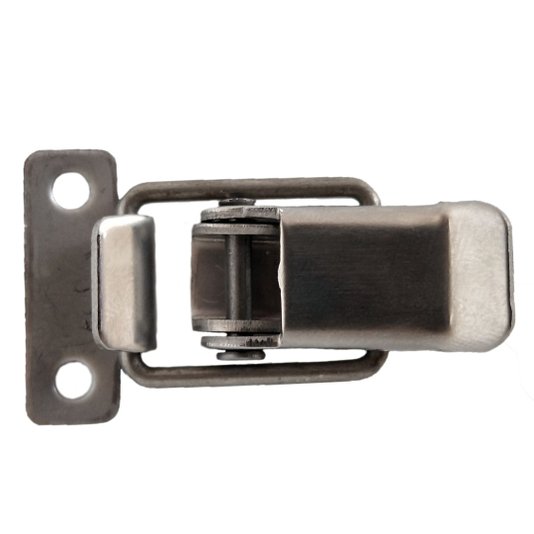 Grampo Fecho Rápido Trava Pressão FE/E8 Inox - 10 Unidades