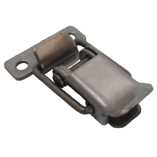 Grampo Fecho Rápido Trava Pressão FE/E8 Inox - 10 Unidades