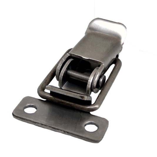 Grampo Fecho Rápido Trava Pressão FE/E8 Inox - 10 Unidades