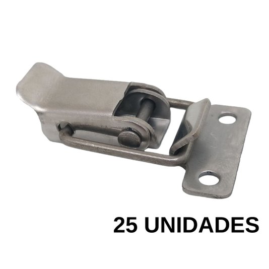 Grampo Fecho Rápido Trava Pressão Fe/e8 Inox 25 Und