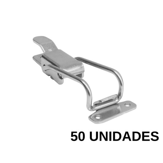 Grampo Fecho Rapido Trava Pressão Fh2/e9 Zincado 50 Und