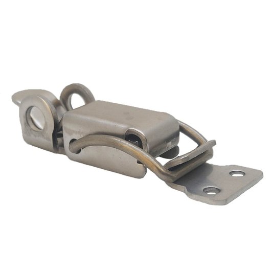 Grampo Fecho Trava Pressão Porta Cadeado FA3/E1 Inox 10 Und