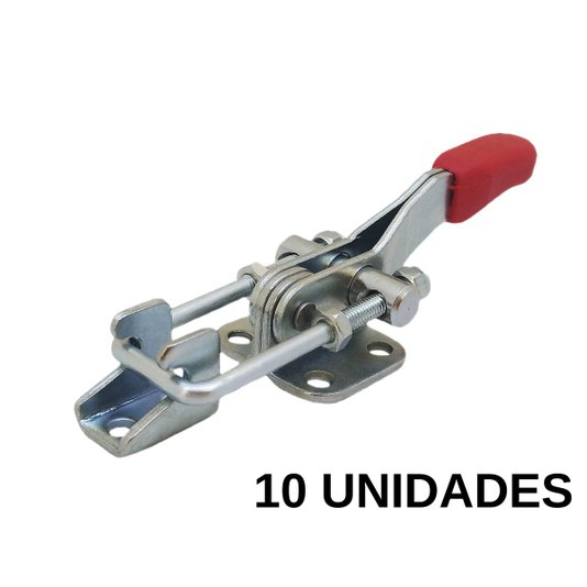 Grampo Tensor de Aperto Rápido Ga 100 Dobrado Zincado 10 Und