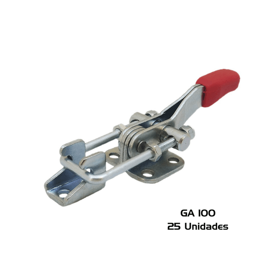 Grampo Tensor de Aperto Rápido GA 100 Dobrado Zincado 25 Und