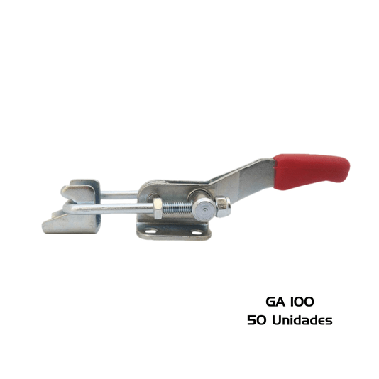 Grampo Tensor de Aperto Rápido GA 100 Dobrado Zincado 50 Und