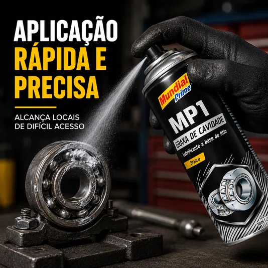 Graxa Branca de Cavidade Spray 300ml Proteção Anticorrosiva