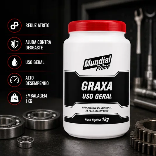 Graxa para Uso Geral 1kg Lubrificante Peças Máquinas