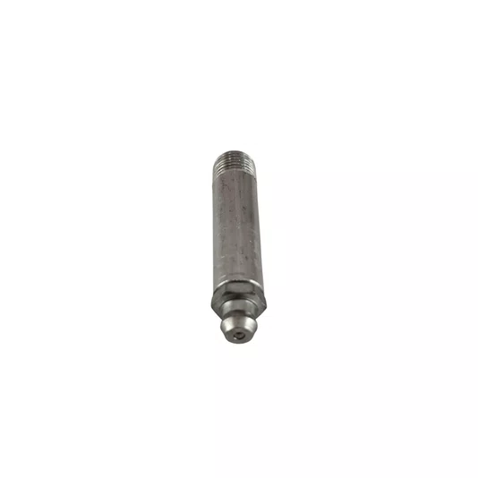 Graxeira Reta Longa Rosca 3/8 Bsp 1/8 Gas 28 Fios Zincada