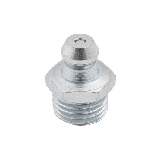 Graxeira Reta Rosca 3/8 Bsp 1/8 Gas 28 Fios Zincada
