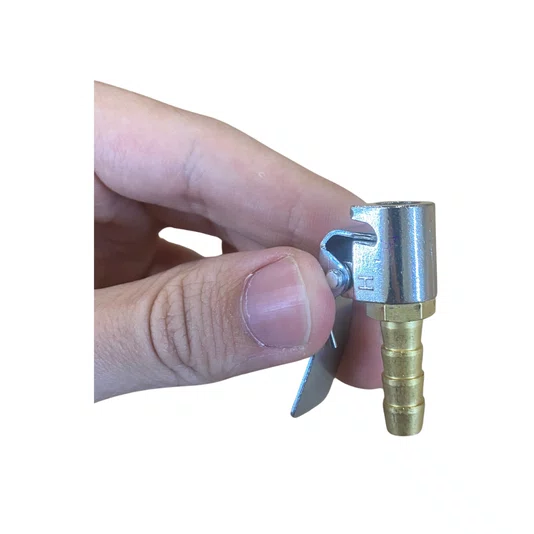 Inflador Sm 5/16 Espiga 1/4 Niquelado Metalfort