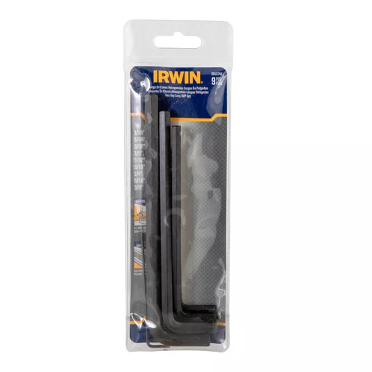 Jogo Chave Allen Longa Polegadas 1/16 a 3/8 9 Peças Irwin