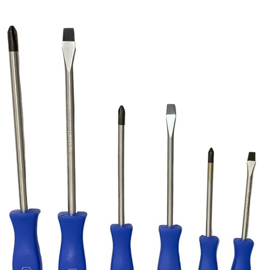Jogo Chave Phillips e Fenda Serralheiro 6 Pçs Uyultools