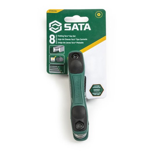 Jogo Chave Torx Canivete 8 Peças Sata