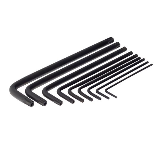 Jogo de Chave Torx L Longa 9 Peças T10 Até T50 Mister