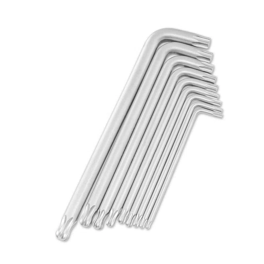 Jogo de Chave Torx L Longa 9 Peças T10 Até T50 St09715 Sata
