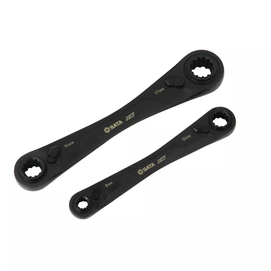 Jogo de Chaves com Catraca Quadbox X6 2 Peças St09059g Sata