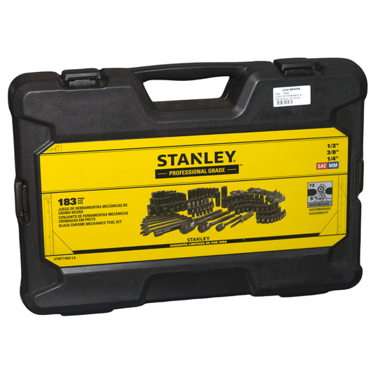 Jogo de Ferramentas Mecânicas com 183 Peças Stanley