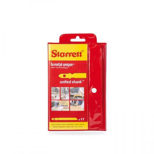 Jogo de Lâminas Serra Tico Tico Bi-metal com 19 Peças Starrett