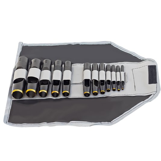 Jogo de Vazador 4mm a 32mm em Aço Kit com 12 Peças Vonder