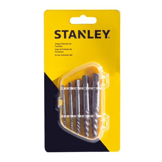 Jogo Extrator de Parafusos 5 Peças Stanley