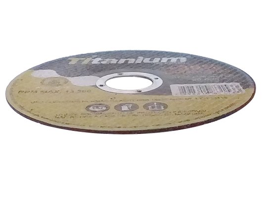 Kit 100 Discos de Corte Fino 4.1/2 x 1,0 x 7/8 - Titanium