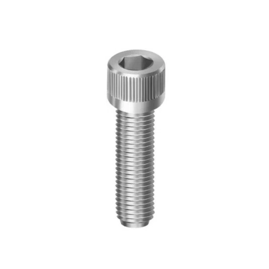 Kit 100 Parafuso Inox Allen Cilindr M6X30 c/ Porca e Arruela